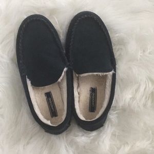Lands End Suede Driving Moccasins/Slippers